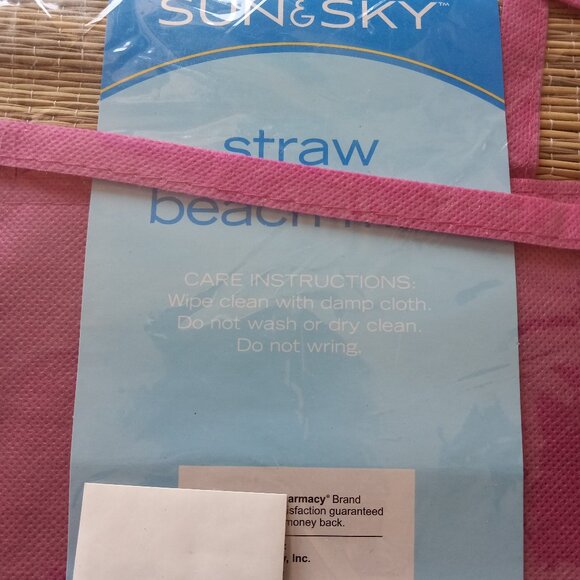 NWT Sun & Sky Straw Beach Mats - Picture 8 of 8